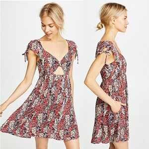 Free People Miss Right Cutout Skater Dress!